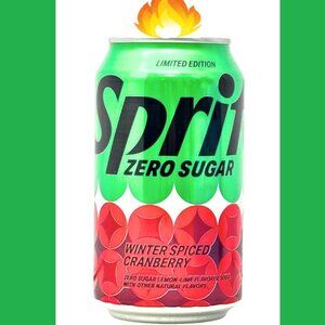 12oz Sprite Winter Spiced Cranberry SODA Can Candle Candles Handcrafted in TN